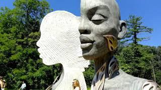 Human + Nature Sculptures at the Morton Arboretum