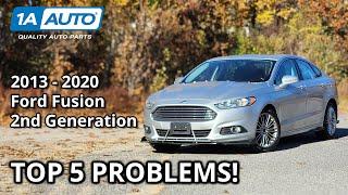 Top 5 Problems Ford Fusion Sedan 2013-2020 2nd Generation