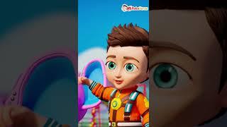 Three Little Robots | Nursery Rhymes & Kids Songs | Robo Verse #babysongs #toddlersongs