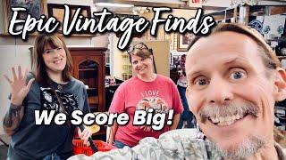 Thrift Shopping a Giant Antique Mall for Vintage Finds & Deals!