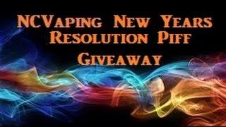 NCVaping New Years Resolution Stop Smoking PIF Giveaway