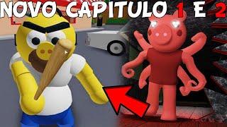 NOVO CAPITULO 1 E 2! ESTAMOS NA CASA DOS SIMPSONS!! - Roblox The Piggysons - NightExtreme