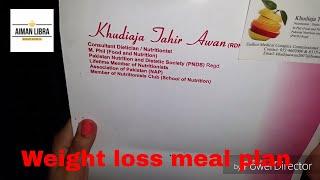 Weight loss  plan | WHAT I EAT IN A DAY | Nutrition plan -Aiman libra beauty secrets