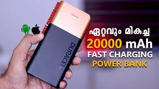 Best Fast Charging Power Bank | Slimmest & Light Weight Powerbank |  Duracell 20000mAh Power Bank