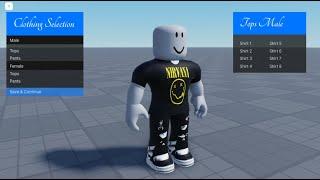 Roblox - Advanced Clothing Store System [FREE]