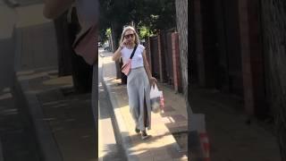 Beautiful street fashion girl #style#barbie#shorts#outfit#body#summer#nobra#model#dress