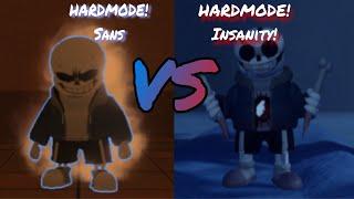 Hardmode! Sans vs Hardmode! Insanity | Undertale Last corridor