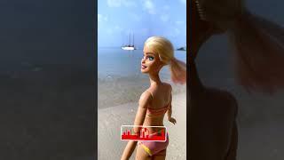 Barbie relaxing on the beach #shorts