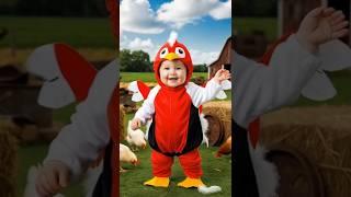 ADORABLE CUTE BABY ANIMAL COSTUME #cute #baby #cutebaby #adorablebaby #chicken #cat #kitten