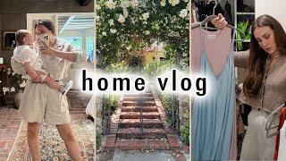 HOME VLOG: closet refresh, market shopping & mom life