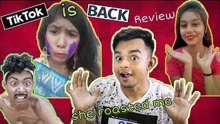 Tiktok is Back | Mamoni review she roasted me | Bangla New Funny Video 2019 | pukurpakami