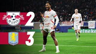 Late Goal decides Leipzig's UCL-Fate | Highlights RB Leipzig - Aston Villa 2-3 | Champions League