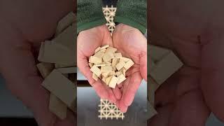 Fastest Way To Make Kumiko. #woodworking #shorts