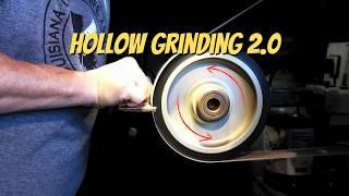 Hollow Grind a knife in MINUTES!