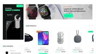 Gadget store website development | Design Invoke