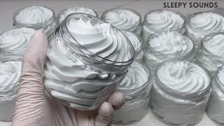 [ASMR] Piping Whipped Body Butter | Soft Crackling Sounds