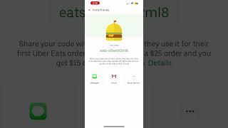 Uber eats promo code