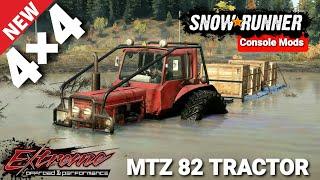 SnowRunner: MTZ-82 Tractor Stuck In The Mud