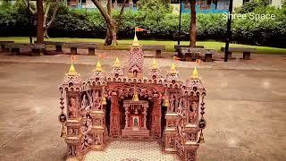 Shree Space, Ram Mandir Makhar, Paper Diy Decoration, Temple Makhar