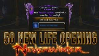 Neverwinter | 50 New Life Lockbox Opening - Artifacts 'R' Us!