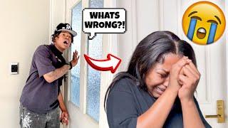 CRYING WITH THE DOOR LOCKED!!! *PRANK*