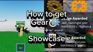 How to get Gear ️ + Showcase || Slap Battles But Bad ||