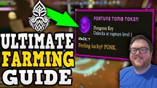 Dwarven Realms Fortune Tomb Token Farming method infusing rupture ultimate guide!