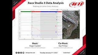 4-1 Braking & Corner Entry Data Analysis - Live Webinar with Ray Phillips - 1/31/2023