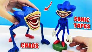 Making Evanimas!Sonic, or Shinic  CHAOS - The Sonic Tapes with clay