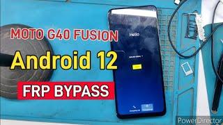 Moto G40 FUSION Frp bypass/All Moto Frp bypass Without Pc /Moto Android 11 12 Frp bypass In 2023