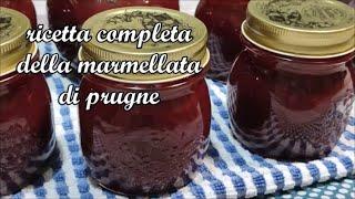 Ricetta completa della marmellata di prugne