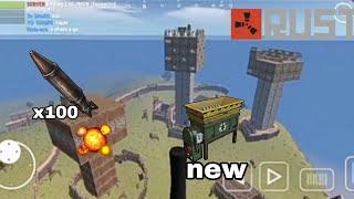 100 Rockets Raid | Рейд 100 ракет | Oxide Survival Island #rustmobile