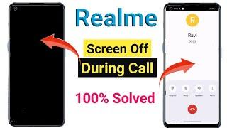 realme black screen problem in incoming call | incoming call not showing in lock screen | screen off