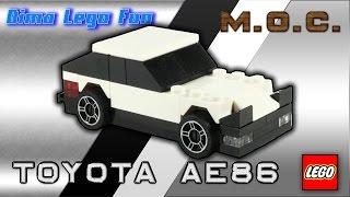 Toyota AE 86 mini Lego #70 MOC Instruction - Тойота АЕ86 Лего самоделка Инструкция