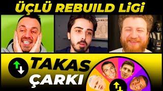 TAKAS ÇARKI YAPTIK! // FIFA 23 ÜÇLÜ REBUILD LİGİ @UKarakullukcu @OnurOnline