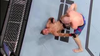 Niko Price KOs James Vick with an upkick from bottom position