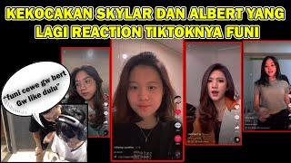 Kekocakan skylar dan albert yang lagi reaction tiktoknya funi 