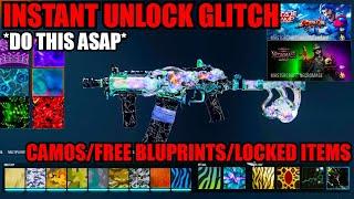 *NEW* INSTANT UNLOCK GLITCH in 1 MIN! CAMOS/FREE BLUEPRINTS! BO6 GLITCHES! BO6 ZOMBIES GLITCH!