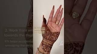 Step by Step Full Bridal Henna by Henna by Karisma using Natural Henna