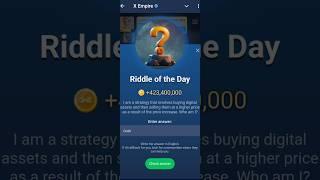 Riddle of The Day Code Musk Empire 26 August