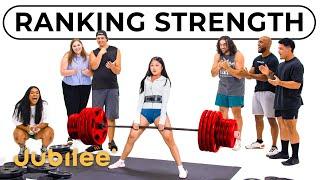 Men And Women Rank Themselves By Strength