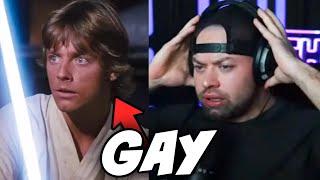 MARK HAMILL SAYS LUKE IS GAY...