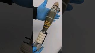 U.S. Military 60mm M720 High-Explosive Mortar Disassembly - INERT Round for M224 #military #bullet