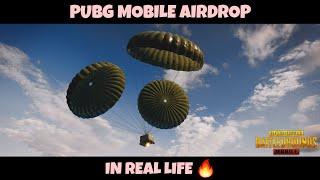 Pubg Mobile Airdrop In Real Life  #shorts