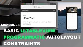 UITableView and UIImageView with auto-layout constraints in code