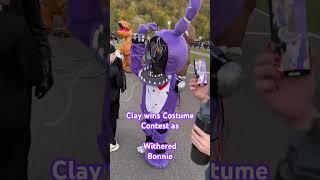 FNAF Withered Bonnie wins Costume Contest #costumecontest #fnaf #witheredbonnie #halloween