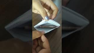 how to make a paper purse without glue and scissor