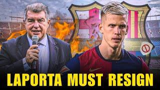 Barcelona Got Humiliated ‍️ Dani Olmo NOT Registered ️ Laporta Must Resign️