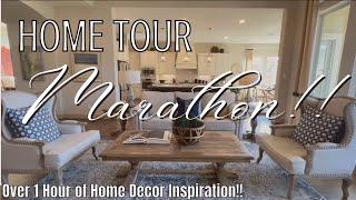 Model Home Tour MARATHON : 1.5 Hours of Home Decor Inspiration!