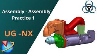 Unigraphics NX-Assembly Practice Example 1 || Online tutorial Example